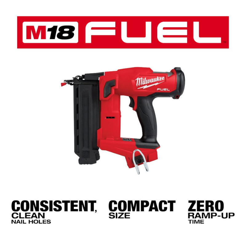 Milwaukee 2746-20 M18 FUEL 18V Lithium-Ion Brushless Cordless Gen II 18-Gauge Brad Nailer (Tool Only)