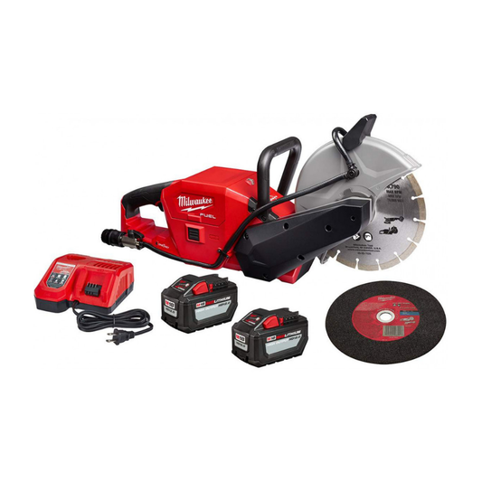 Milwaukee 2786-22HD M18 FUEL ONE-KEY 18V Li-Ion Brushless 9" Cut Off Saw Kit with (2) 12.0Ah Batteries