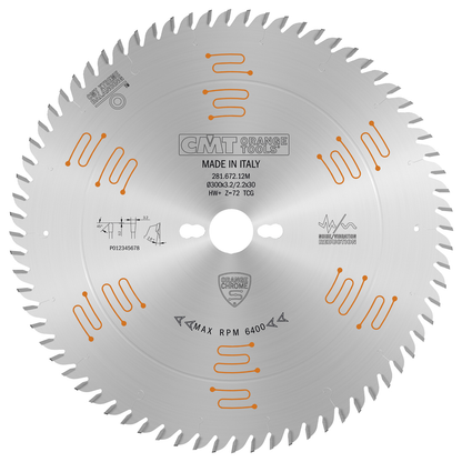 CMT 281.672.12M Chrome Coated Circular Saw Blade