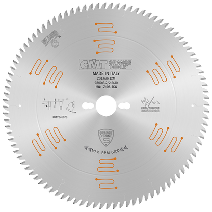 CMT 281.696.12M Low Noise and Circular Saw Blade, 300 x 96 mm