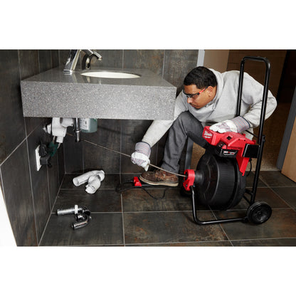 Milwaukee 2817A-21 M18 Cordless Drum Machine with 3/8in Cable Kit
