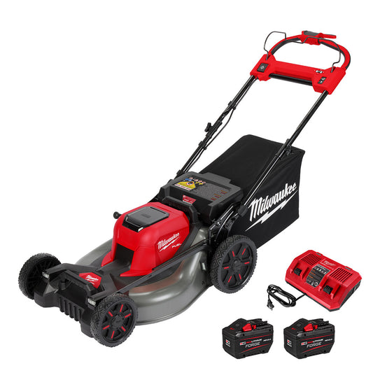 Milwaukee 2823-22HD M18 FUEL 18V Brushless Cordless 21-inch Walk Behind Self-Propelled Lawn Mower W/(2) 12.0 Ah Battery