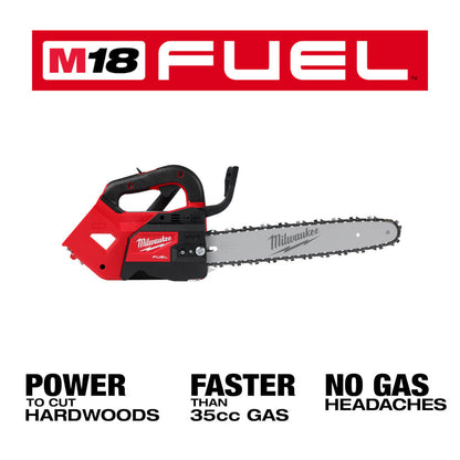 Milwaukee 2826-20T M18 FUEL Cordless Brushless 14in Top Handle Chainsaw (Tool Only)
