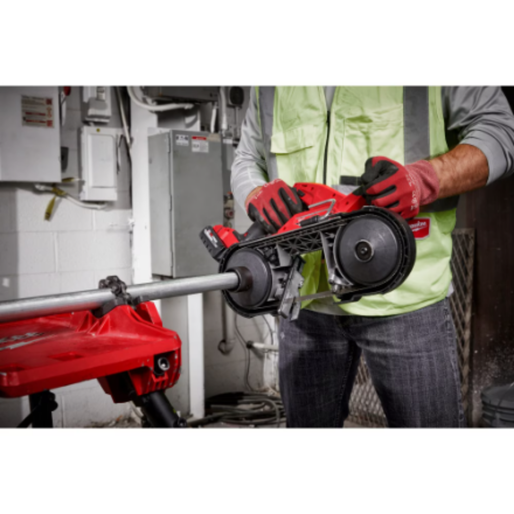 Milwaukee 2829-22 M18 FUEL 18-Volt Lithium-Ion Brushless Cordless Compact Bandsaw Kit with (2) 3.0 Ah Batteries