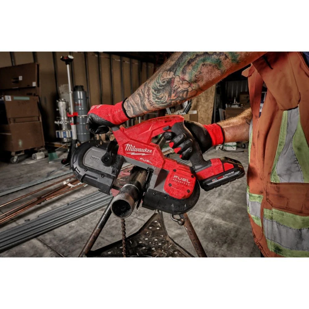Milwaukee 2829-20 M18 FUEL 18V Lithium-Ion Brushless Cordless Compact Bandsaw (Tool Only)