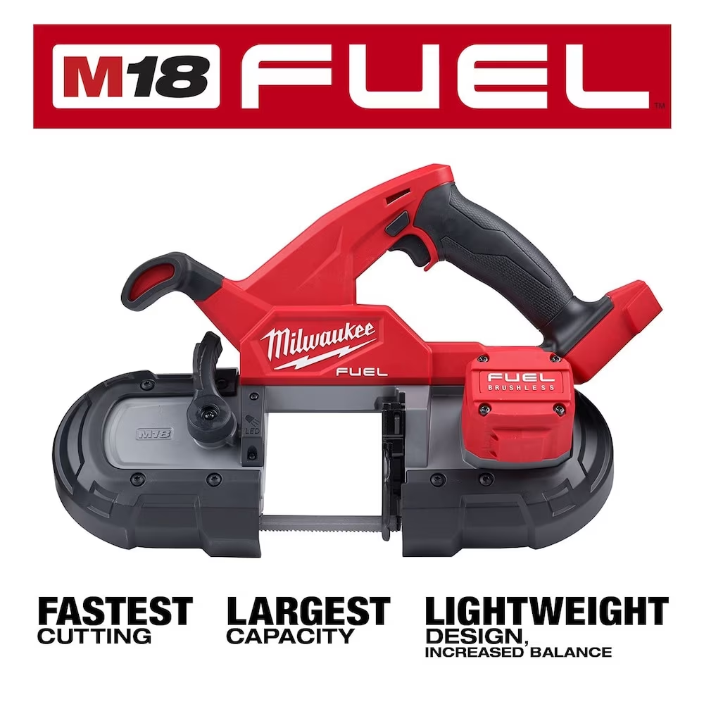 Milwaukee 2829-20 M18 FUEL 18V Lithium-Ion Brushless Cordless Compact Bandsaw (Tool Only)