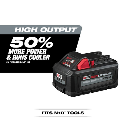 Milwaukee 2831-21 M18 FUEL 18-Volt Lithium-Ion Brushless Cordless 6-1/2" Plunge Track Saw Kit with (1) 6.0 Ah Battery