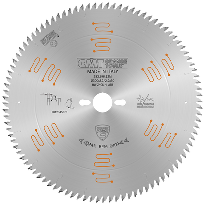 CMT 283.696.12M CHROME Cut-Off Circular Saw Blade