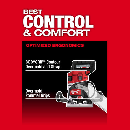 Milwaukee 2838-21 M18 FUEL 18V 1/2in Cordless Brushless Router Kit