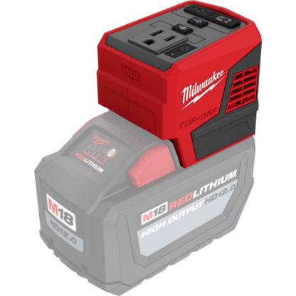 Milwaukee 2846-20 18-Volt M18 Lithium-Ion Brushless Cordless 175-Watt Powered Compact Inverter with (Tool-Only)