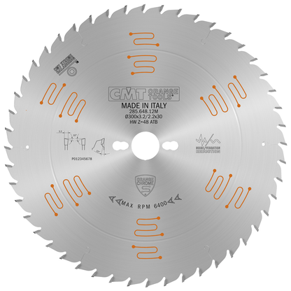 CMT 285.648.12M Industrial Panel Saw Blades for Solid Wood