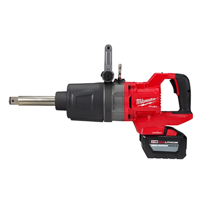 Milwaukee 2869-22HD M18 FUEL 18-Volt Li-Ion Cordless 1 inch Impact Wrench Extended Reach D-Handle Kit with(2) 12.0 Ah Batteries