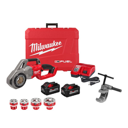 Milwaukee 2870-22 M18 FUEL Cordless Brushless Compact Pipe Threader with 1/2in - 1-1/4in Die Heads Kit