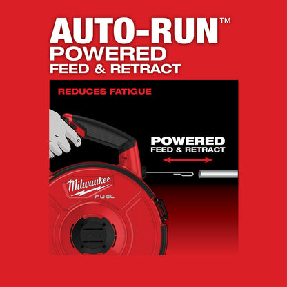 Milwaukee 2873-20 M18 FUEL ANGLER Cordless Brushless 120' Steel Pulling Fish Tape (Tool Only)