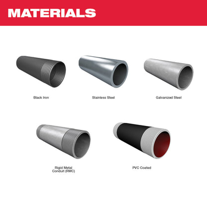 Milwaukee 2874-22HD M18 FUEL Cordless Brushless Pipe Threader with ONE-KEY Kit