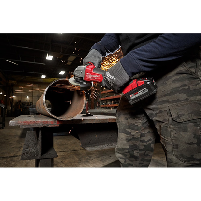 Milwaukee 2880-20 M18 FUEL 18V Lithium-Ion Brushless Cordless 4-1/2" /5" Grinder with Paddle Switch (Tool-Only)