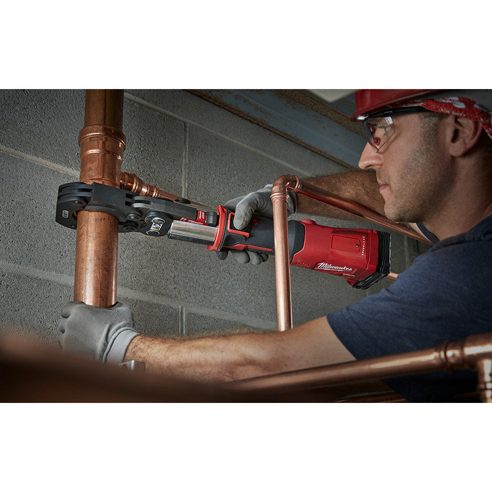 Milwaukee 2922-22 M18 FORCE LOGIC Cordless Press Tool with 1/2in - 2in CTS Jaws Kit