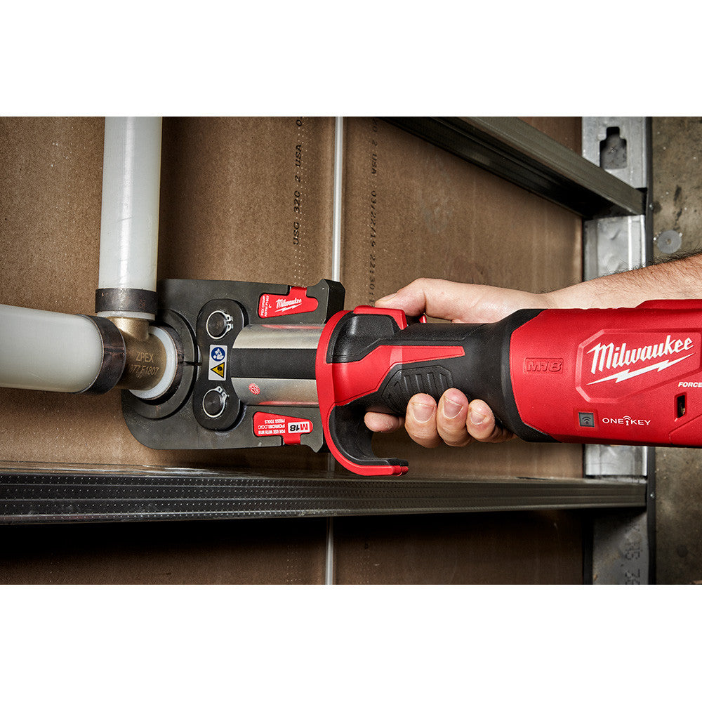 Milwaukee 2922-22 M18 FORCE LOGIC Cordless Press Tool with 1/2in - 2in CTS Jaws Kit