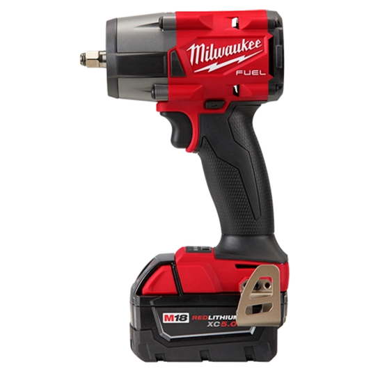Milwaukee 2960-22R M18 FUEL 18-Volt Li-Ion 3/8 inch Mid-Torque Impact Wrench with Friction Ring Kit with Resistant Batteries