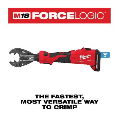 Milwaukee 2978-22O M18 FORCE LOGIC 6T Linear Utility Crimper Kit with O-D3 Jaw