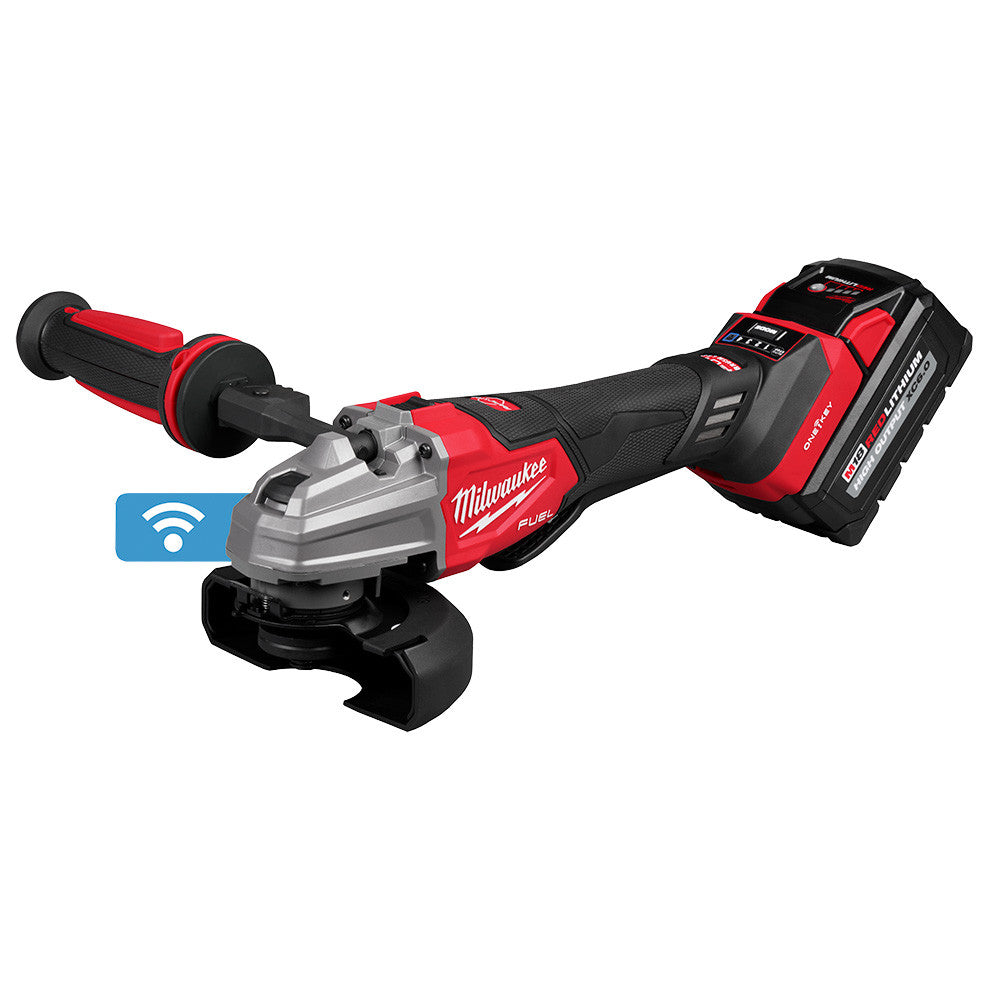Milwaukee 2986-20 M18 FUEL Cordless Brushless 4-1/2in / 5in Dual-Trigger Braking Angle Grinder with Paddle Switch (Tool Only)