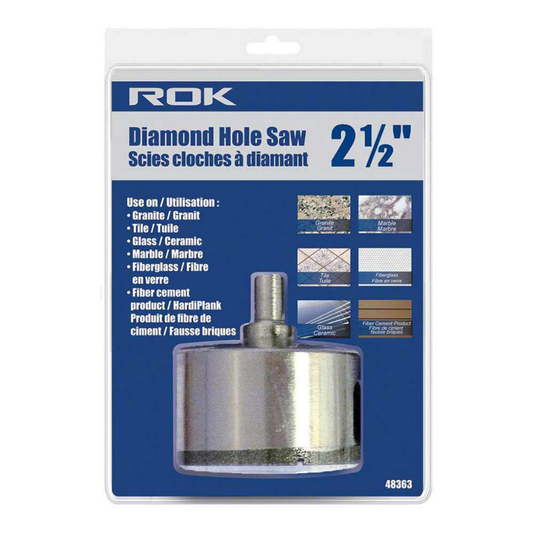ROK 48363 2-1/2in Diamond Hole Saw