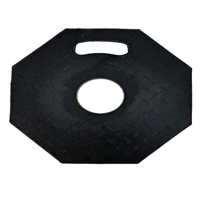 Delineator Octagon Rubber Base 10 lb | Traffic Safety Delineator Base