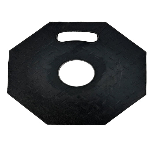 Delineator Octagon Rubber Base 10 lb | Traffic Safety Delineator Base