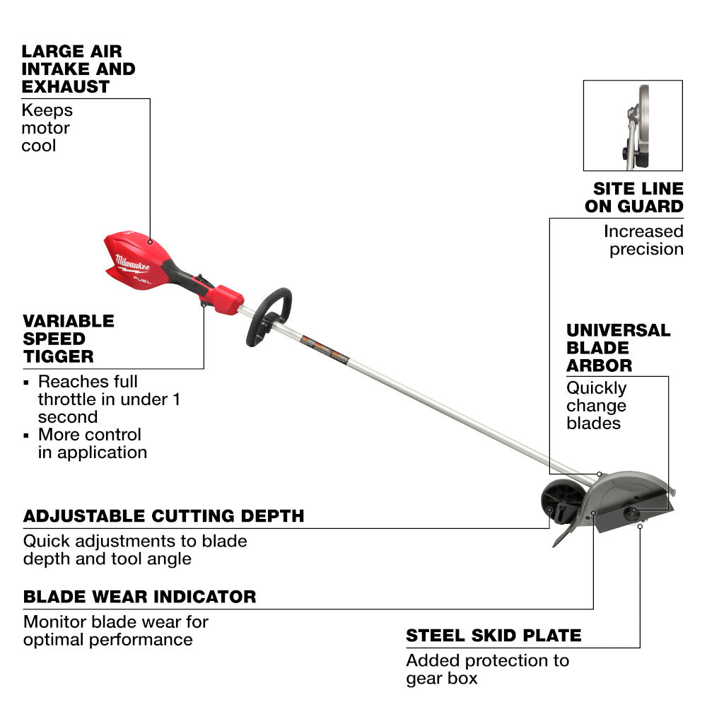 Milwaukee 3011-20 M18 FUEL Cordless Brushless 8in Edger (Tool Only)