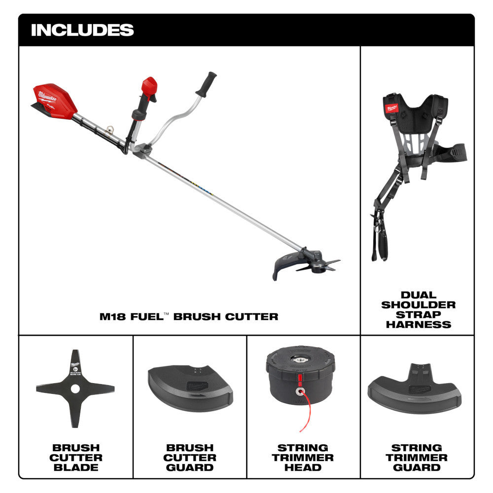 Milwaukee 3015-20 M18 FUEL Brush Cutter & String Trimmer (Tool Only)