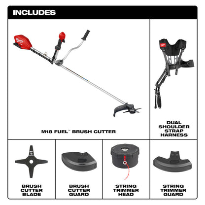 Milwaukee 3015-20 M18 FUEL Brush Cutter & String Trimmer (Tool Only)