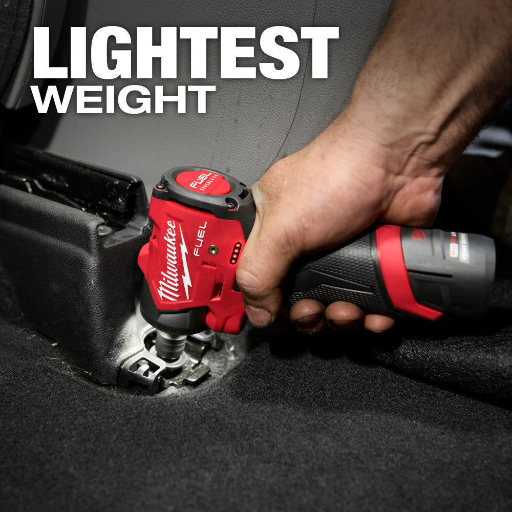 Milwaukee 3048-20 M12 FUEL Cordless Brushless 1/4in Subcompact Impact Driver with Friction Ring (Tool Only)