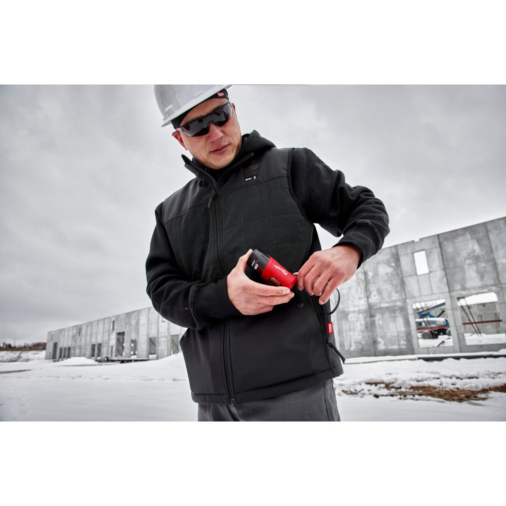 Milwaukee 305B-212X M12 Heated AXIS Black Vest Kit - 2X Large