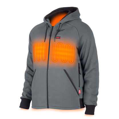 Milwaukee 306G-21M M12 Heated Gray Hoodie Kit - Medium