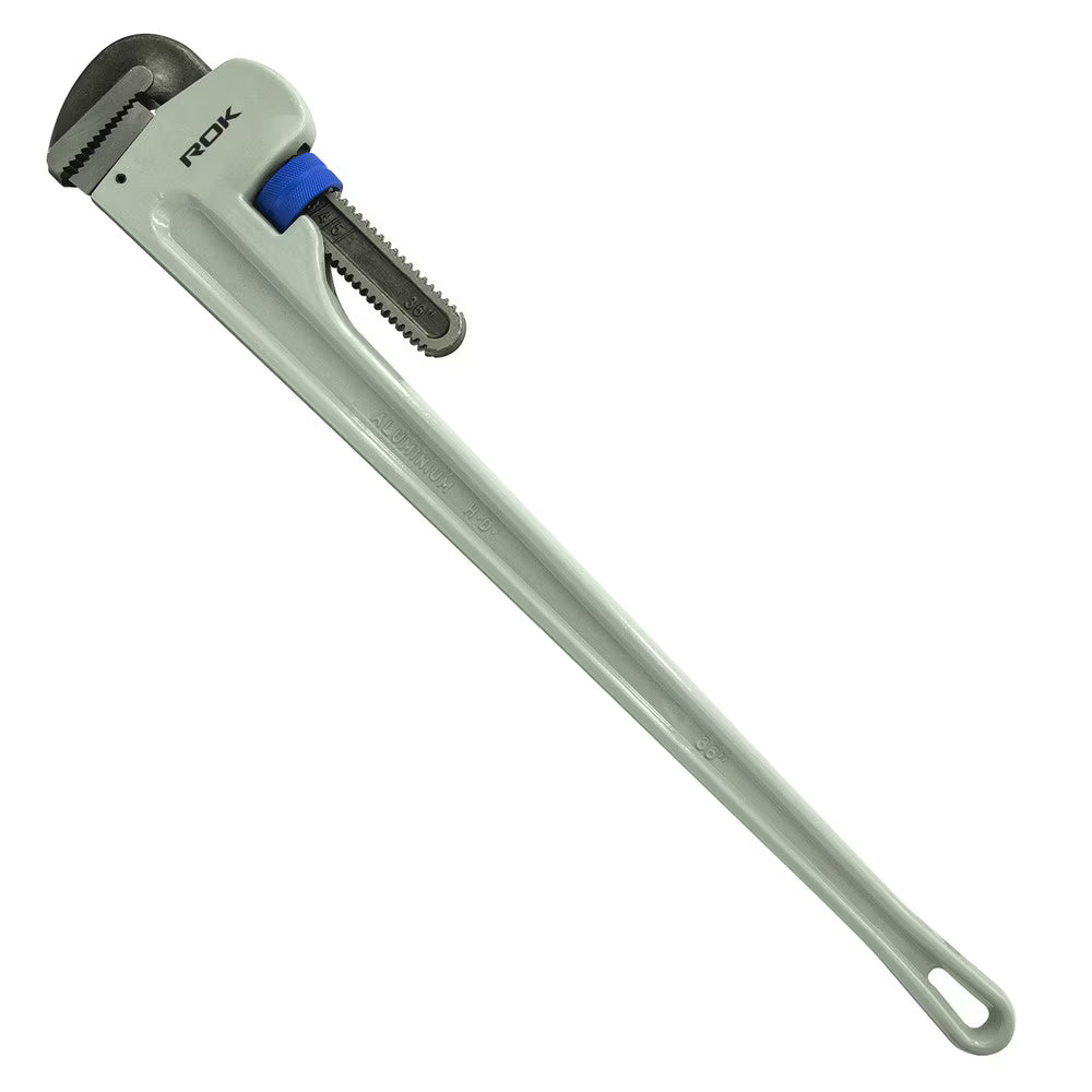 36" Aluminum Pipe Wrench for Heavy-Duty Pipe Fitting