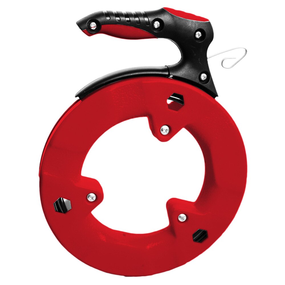 50 ft Steel Fish Tape | Electrical Wire Puller for Pulling Cable Through Conduit & Walls