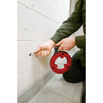 50 ft Steel Fish Tape | Electrical Wire Puller for Pulling Cable Through Conduit & Walls