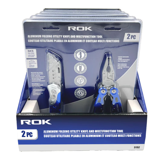 2 Pcs Multi Tool & Folding Knife Set | EDC Pocket Tools