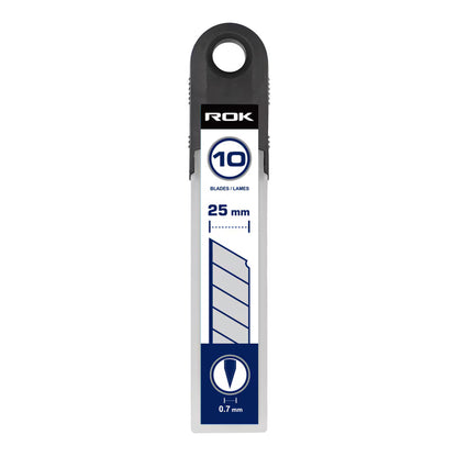 10-Piece 25 mm Utility Knife Replacement Blades