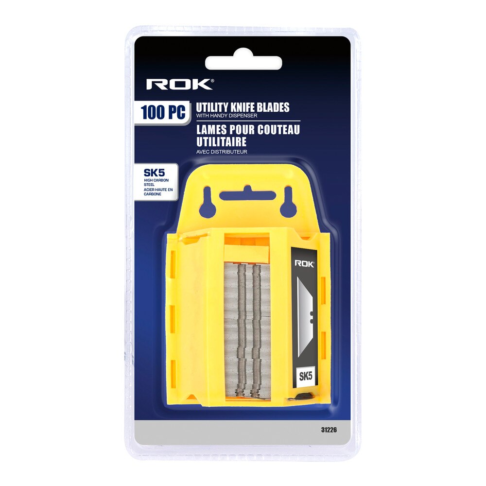 100-Piece Utility Knife Replacement Blades