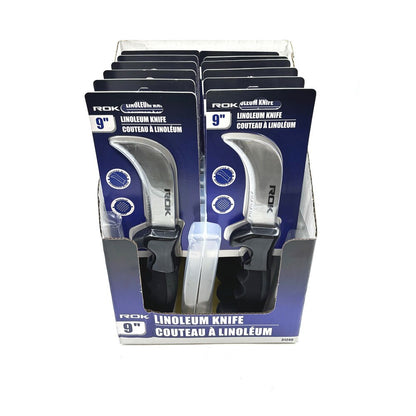 9" Linoleum Knife for Flooring and Cutting Applications