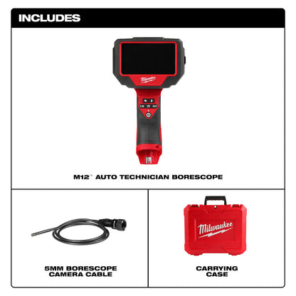 Milwaukee 3150-20 M12 Auto Technician Borescope (Tool Only)