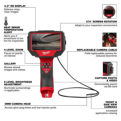 Milwaukee 3150-20 M12 Auto Technician Borescope (Tool Only)