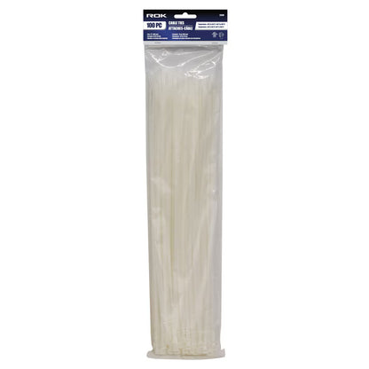 Clear Nylon Cable Ties, 16-Inch