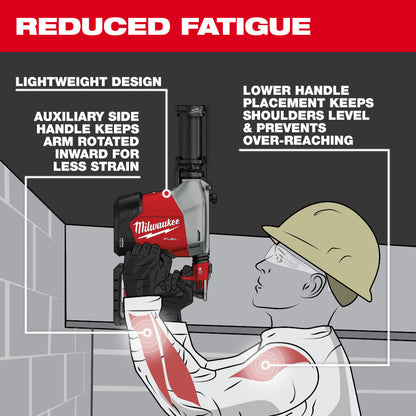 Milwaukee 3311-22 M18 FUEL Cordless Brushless Overhead 5/8in SDS Plus Rotary Hammer with Integrated Dust Extraction Kit
