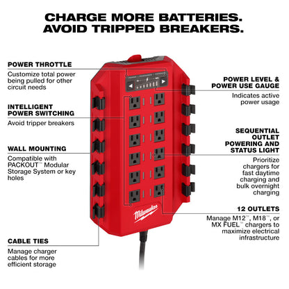 Milwaukee 3333-15A Power Distribution Manager - 15 Amp Circuit