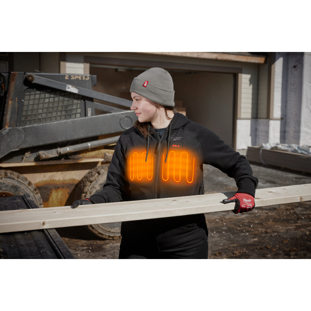Milwaukee 336B-21S M12 Women's Heated Black Hoodie Kit - Small