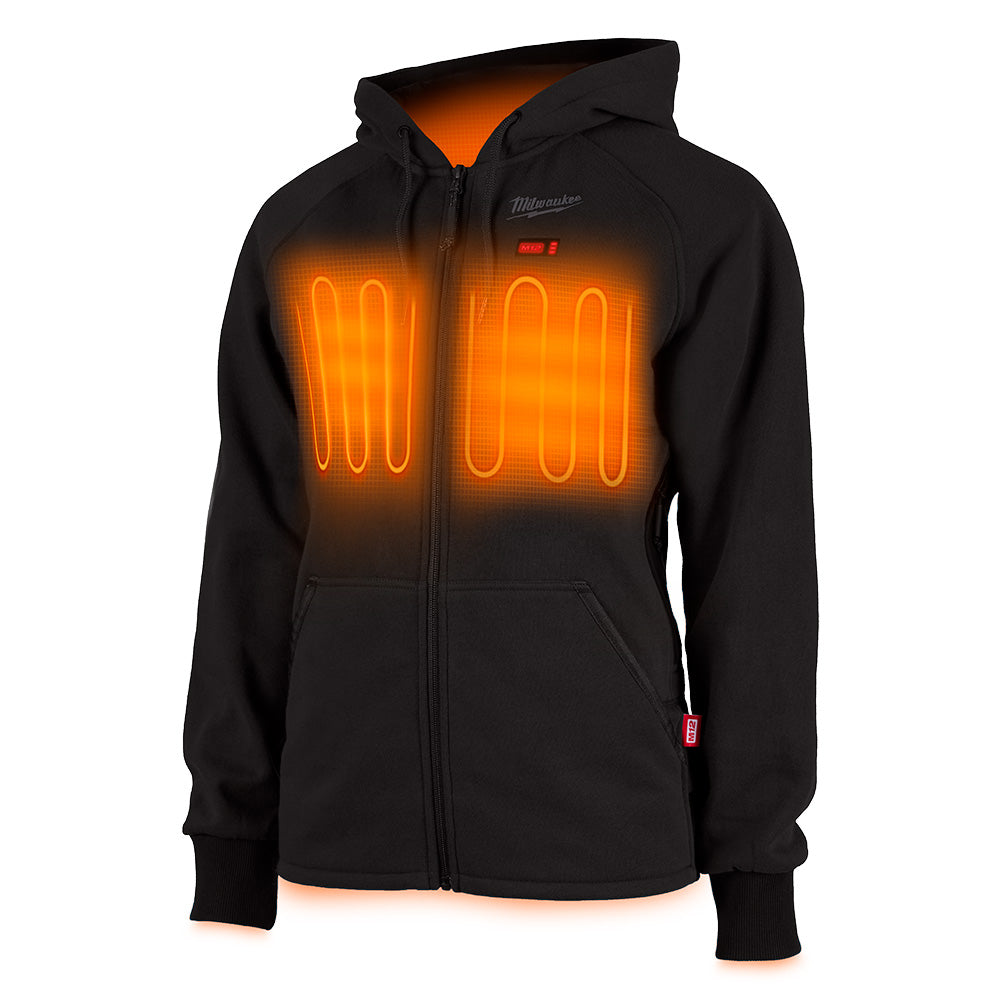 Milwaukee 336B-21L M12 Women's Heated Black Hoodie Kit - Large