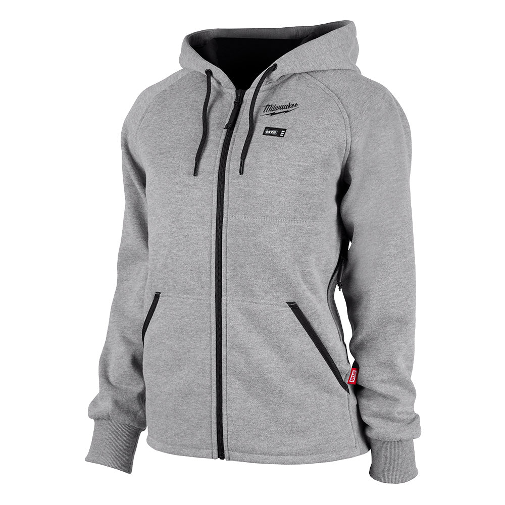 Milwaukee 336G-21XL M12 Women's Heated Gray Hoodie Kit - Extra Large