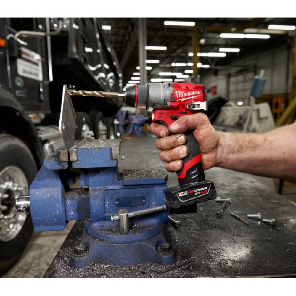 Milwaukee 3404-22 M12 FUEL Cordless Brushless 1/2in Hammer Drill/Driver Kit